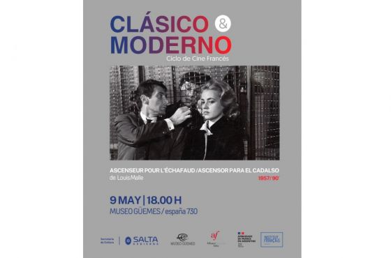 Cine Francés: Clásico & Moderno presenta “Ascensor para el cadalso” en el Museo Güemes