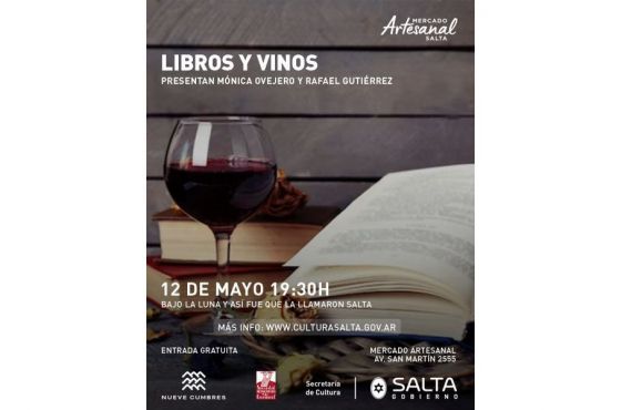 Llega una nueva edición de libros y vinos en el Mercado Artesanal de Salta