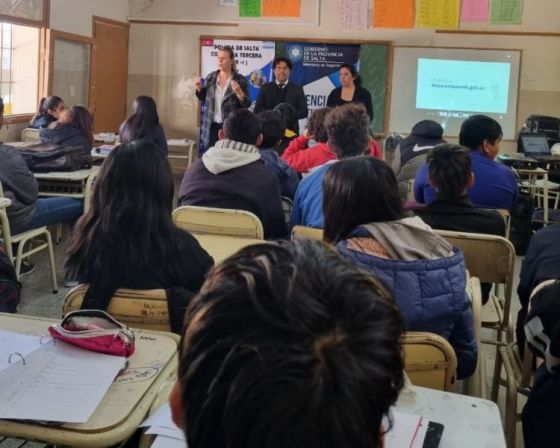 Estudiantes secundarios participaron de una jornada de sensibilización de la Agencia Antidrogas