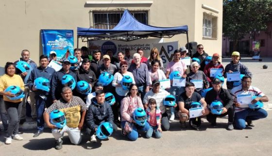 Motociclistas de Embarcación fueron capacitados en conducción segura