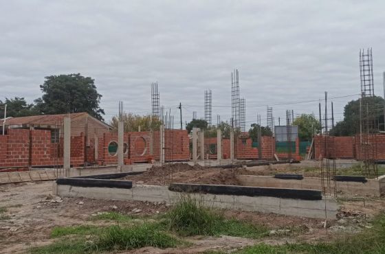 Se construye la sala de nivel inicial de la escuela Murialdo de Rosario de la Frontera