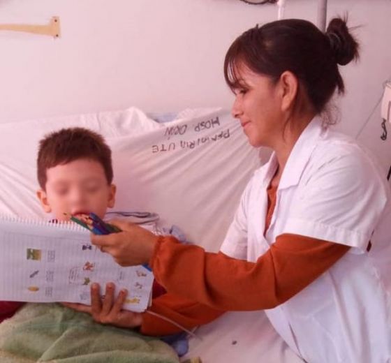 Servicio educativo Hospitalario en Orán: se retoma la asistencia en el San Vicente de Paul