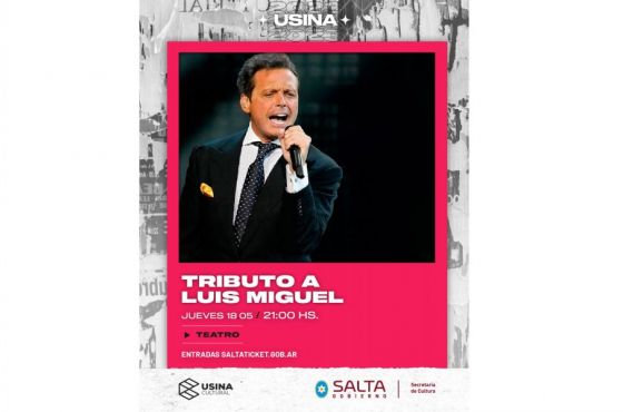 Tributo a Luis Miguel en la Usina Cultural