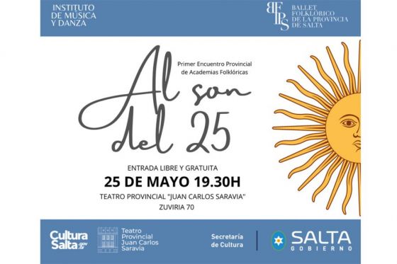 El Ballet Folkórico de la Provincia presenta “Al Son del 25