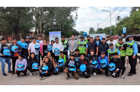 Motociclistas de El Quebrachal fueron capacitados en conducción segura