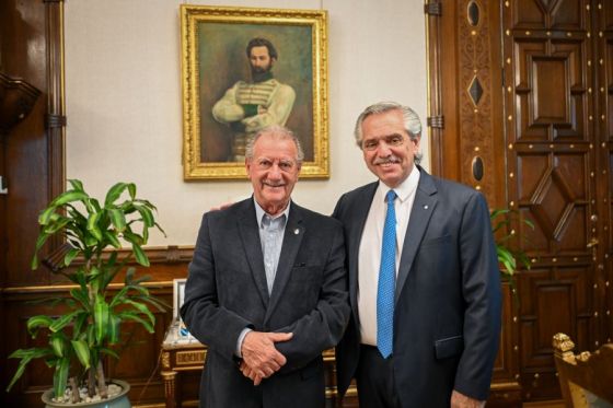 El vicegobernador Marocco se reunió con el presidente Alberto Fernández