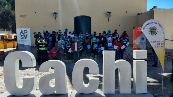 La Agencia Provincial de Seguridad Vial capacitó a motociclistas de Cachi