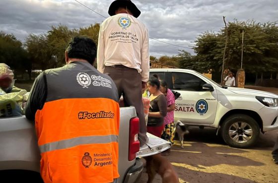 Operativos en los departamentos San Martín, Anta, Metán, Los Andes y Rivadavia para distribuir módulos alimentarios