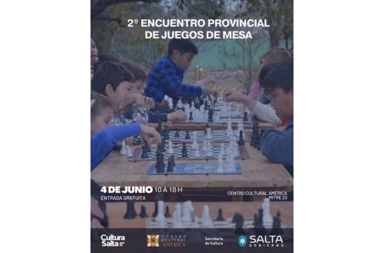 Encuentro Provincial de Juegos de Mesa en el Centro Cultural América