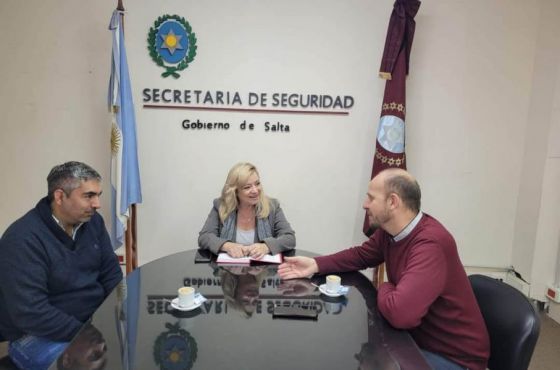 La Secretaria de Seguridad recibió a las autoridades electas de Cerrillos