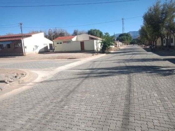 Finalizó obra de pavimentación en Molinos