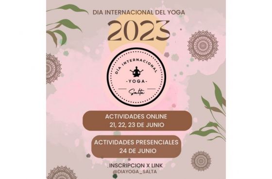 Actividades en Salta para conmemorar el Día Internacional del Yoga