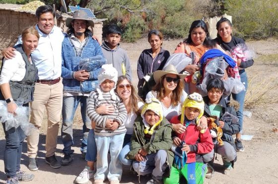 El operativo Salta Te Abriga inició su recorrido por los municipios de los Valles Calchaquíes