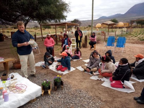 Equipo de los Parques Urbanos compartió saberes con la comunidad de Payogastilla