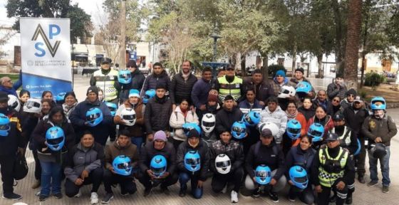 Motociclistas de Chicoana fueron capacitados en conducción segura