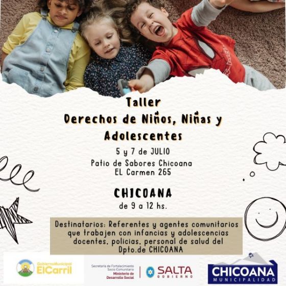 El Taller de Guardianes de los Derechos de Niños Niñas y Adolescentes llega a Chicoana