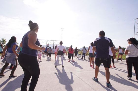 Clases de actividad física en los Parques Urbanos