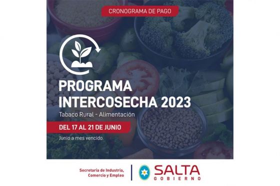 Pago del programa Intercosecha