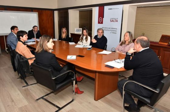 Reunión de gabinete del ministerio de Gobierno, Derechos Humanos y Trabajo