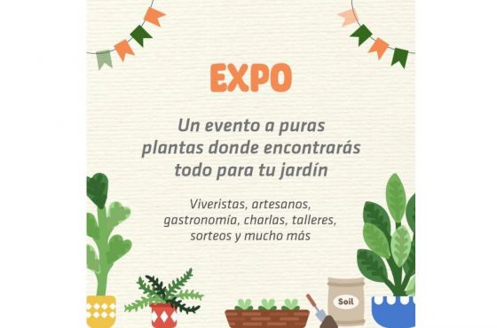 Hoy importante expo y feria de plantas en Parque Bicentenario