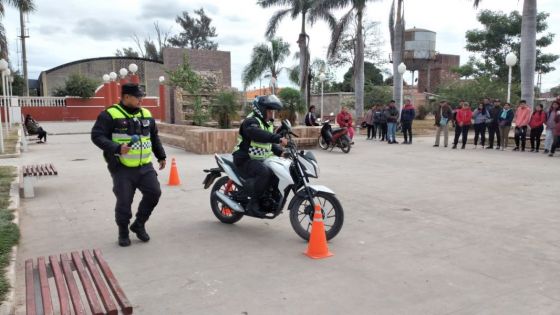 Motociclistas de Pichanal fueron capacitados en conducción segura