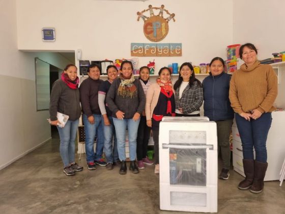 La ministra Vargas visitó el Centro de Primera Infancia de Cafayate y entregó equipamiento