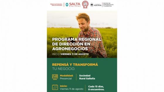 Pymes agropecuarias salteñas se capacitan con la Universidad Austral