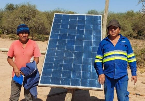 Una comunidad wichí se abastece de agua potable mediante energía solar