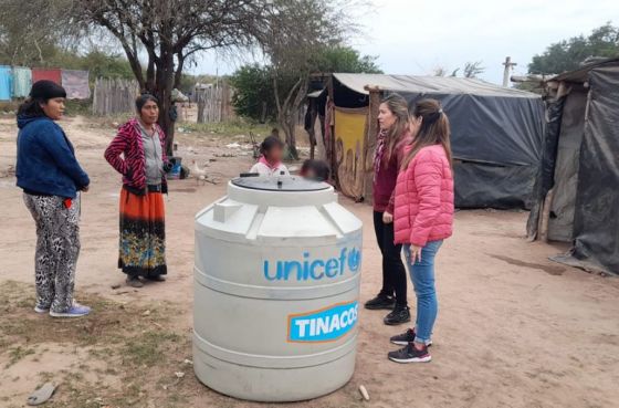 Familias de Pichanal y Ballivián cuentan con tanques para la reserva de agua segura