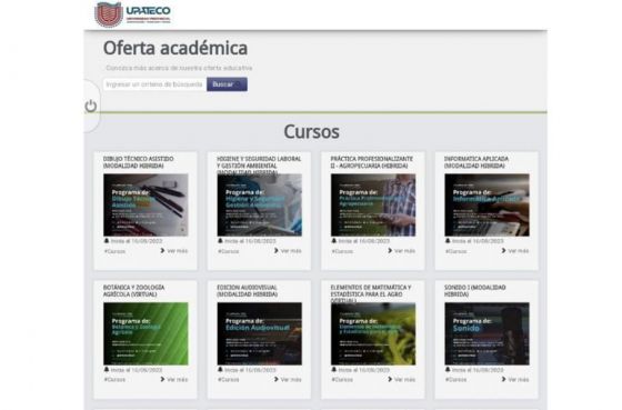 La UPATecO abrió las inscripciones de cursos y programas para el segundo semestre