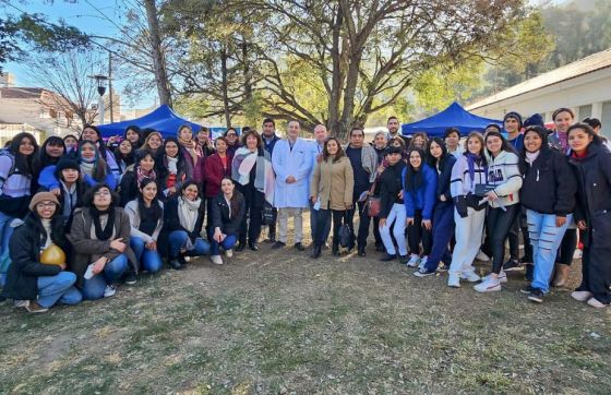 El hospital San Bernardo capacitó en salud colectiva a más de 100 estudiantes