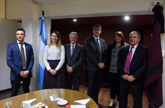 El vicegobernador recibió al embajador de Australia