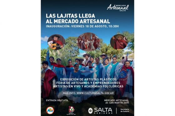 Las Lajitas llega al Mercado Artesanal de Salta