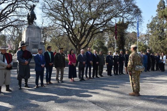 Acto por el aniversario del fallecimiento del General San Martín