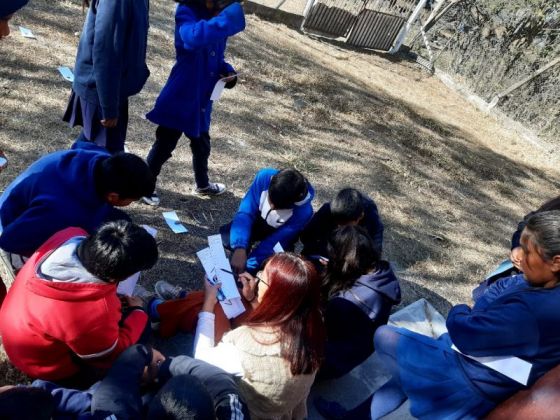 Actividades de integración con estudiantes de Rosario de Lerma para la promoción de derechos