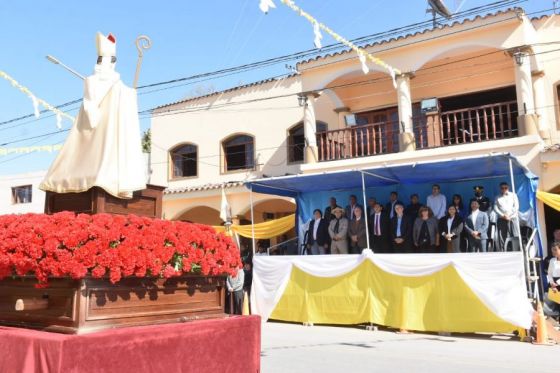 El vicegobernador Marocco acompañó el pueblo de Coronel Moldes en sus fiestas patronales