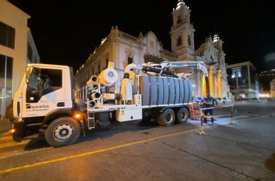 Trabajos preventivos en el sistema de redes cloacales del microcentro