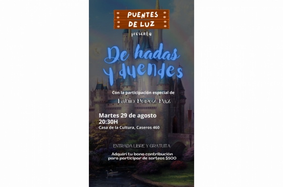 “De hadas y duendes” se presenta en Casa de la Cultura