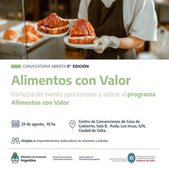 Elaboradores de alimentos y bebidas podrán potenciar sus emprendimientos