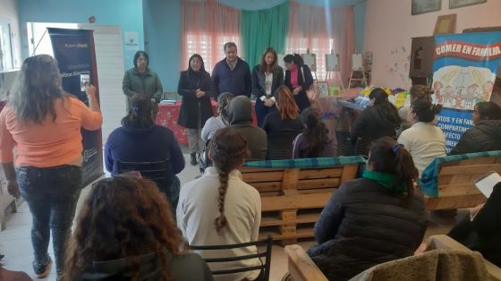 Familias de San Lorenzo recibieron el refuerzo alimentario del programa 