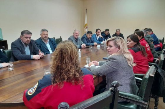 La Secretaría de Seguridad participó de la reunión con Bomberos Voluntarios en el Senado