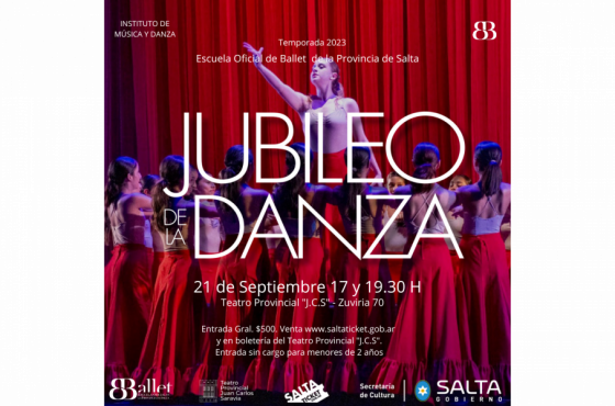 La primavera se festejará con el Jubileo de la Danza en el Teatro Provincial