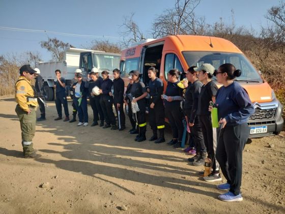 Para prevenir incendios forestales se realizó una limpieza de material combustible en cerro San Bernardo y Ala Delta