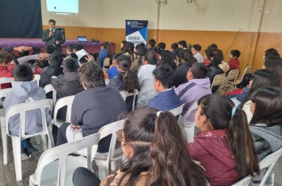 La Agencia Antidrogas concluyó las jornadas de sensibilización a estudiantes de la Escuela 4314