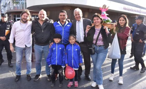 Niños y niñas de los Cuerpos Infantiles de Policía peregrinaron hacia la Catedral