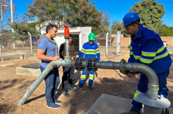 Jarsún verificó el funcionamiento de los nuevos pozos de agua en Tartagal y Salvador Mazza