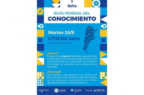 Hoy Salta será sede del evento Ruta Federal del Conocimiento