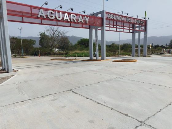 Se pavimentó el acceso a la ciudad de Aguaray