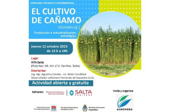 Jornada sobre cultivo de cáñamo