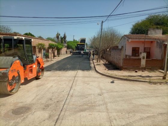 En Urundel y Pichanal se pavimentaron varias cuadras con el Consorcio del Norte